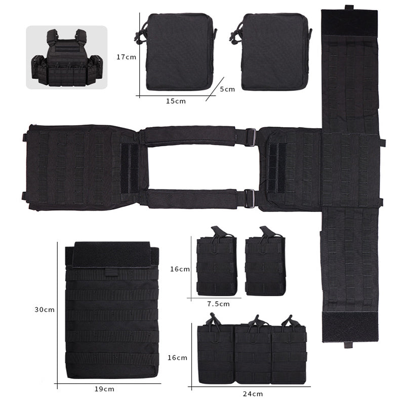 Assault X Quick Release Tactical Vest with Specifications