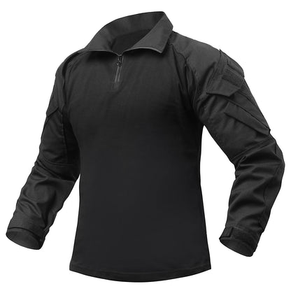 G3 Pro Rapid Assault Combat Shirt With Pockets Pure Black