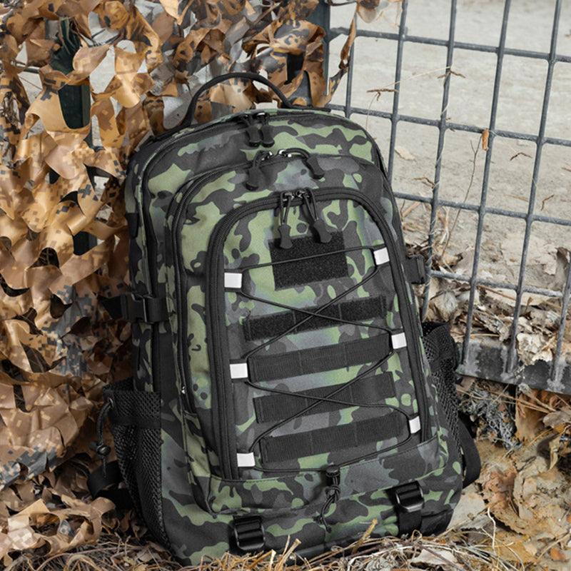 35L USB Charging Port Tactical Backpack with Headphone Interface