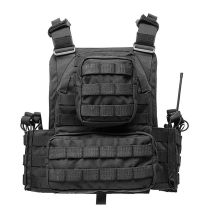  Tactical Molle Vest Black front