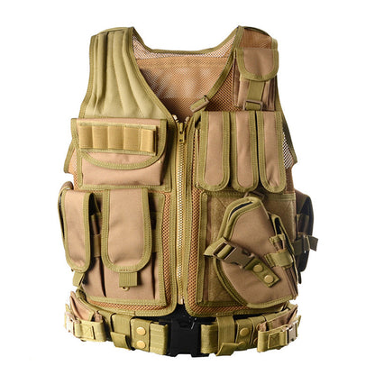 Elite Sportsman Tactical Scenario Vest Brown