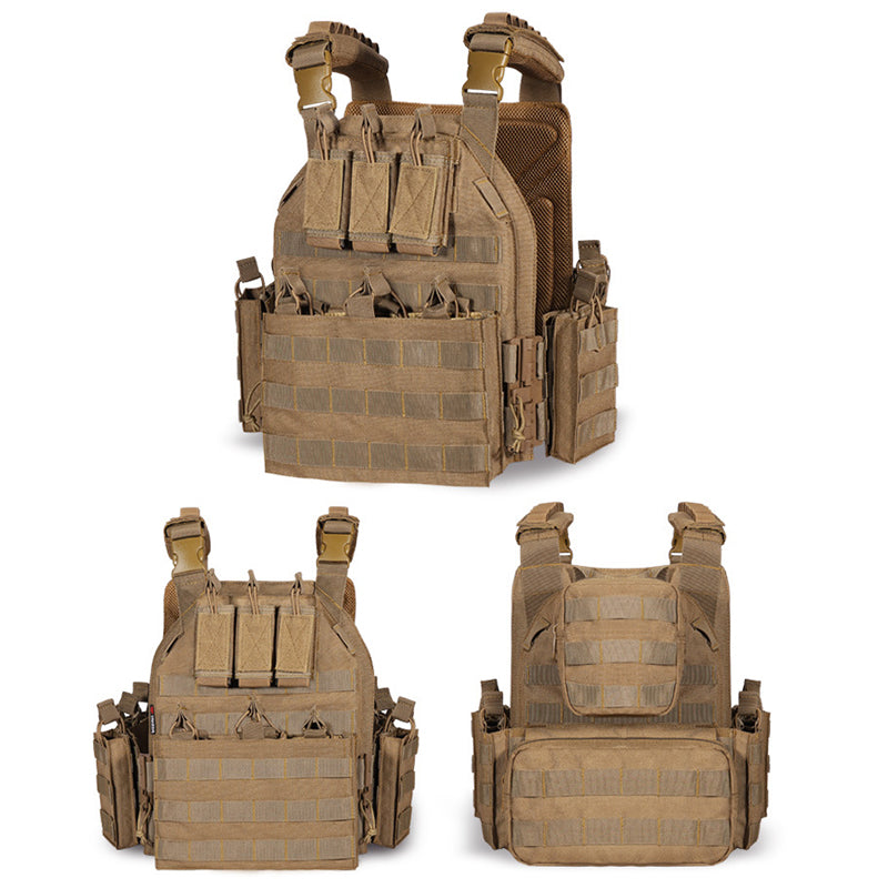  Tactical Molle Vest Brown