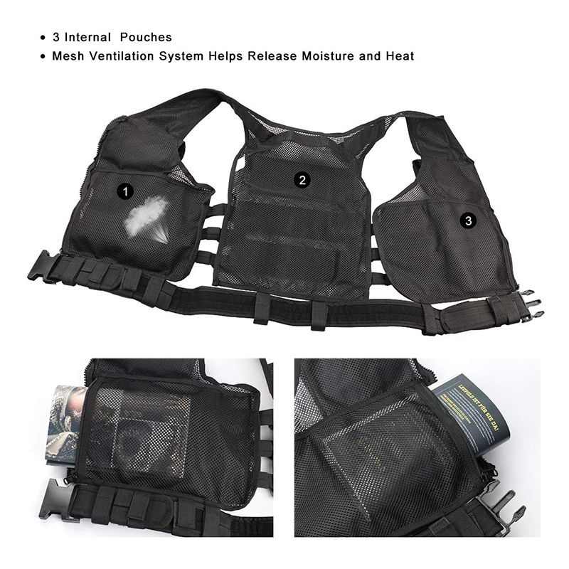 Elite Sportsman Tactical Scenario Vest Internal Pouches