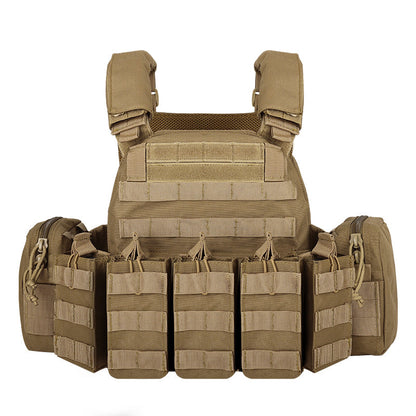 Assault X Quick Release Tactical Vest Plate Carrier -  Coyote