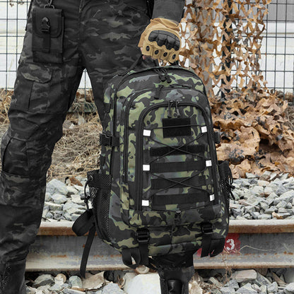 35L USB Charging Port Tactical Backpack with Headphone Interface