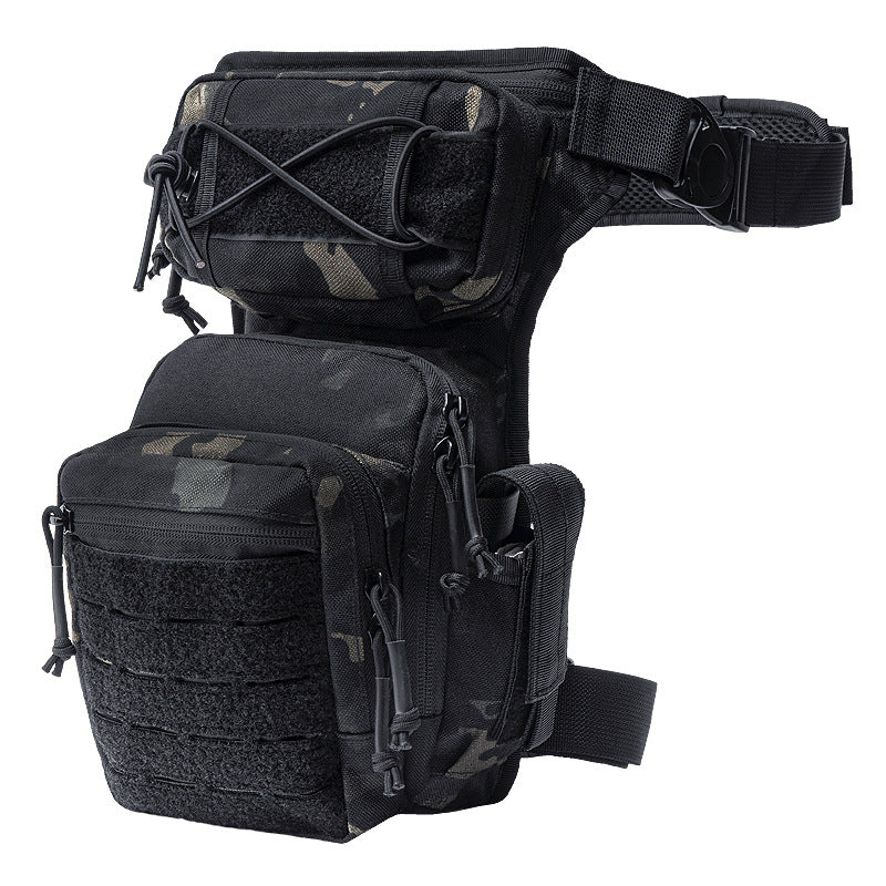 Men's Tactical Riding Leg Bag Tool Bag Multicam