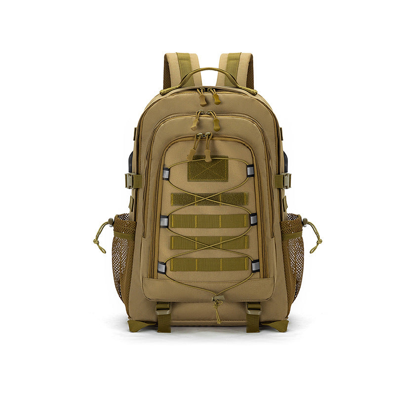 35L USB Charging Port Tactical Backpack with Headphone Interface