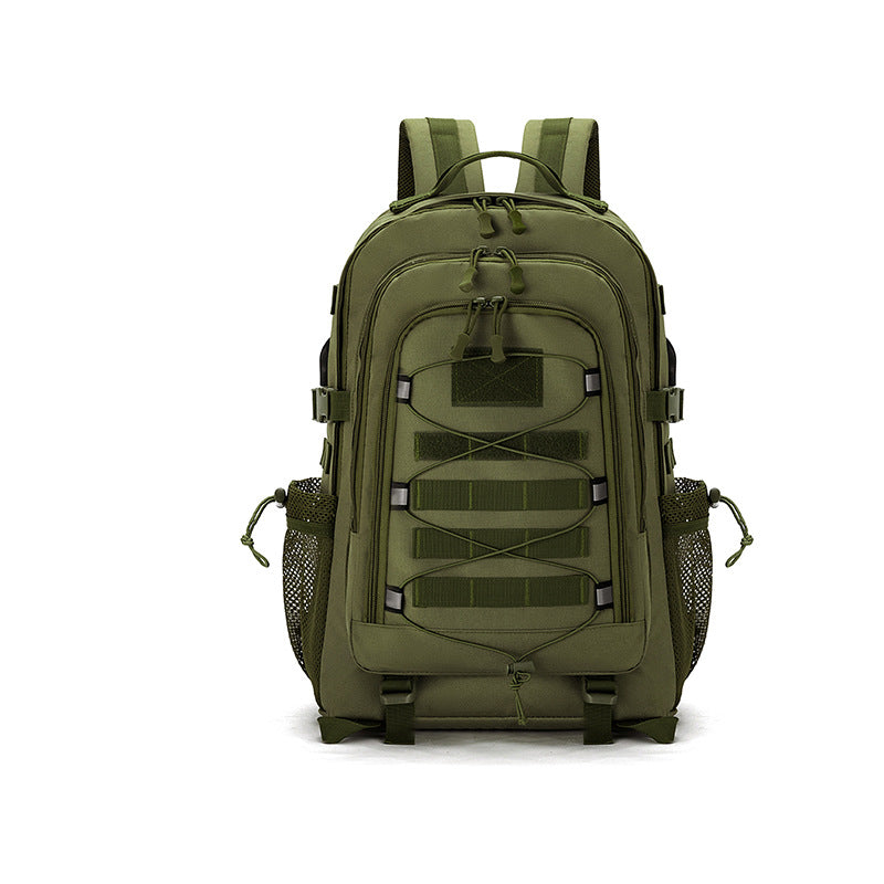 35L USB Charging Port Tactical Backpack with Headphone Interface