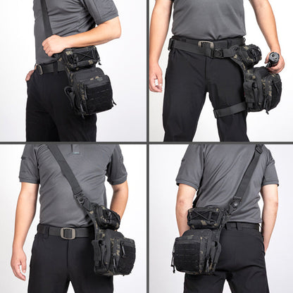 Men's Tactical Riding Leg Bag Tool Bag Wear Look