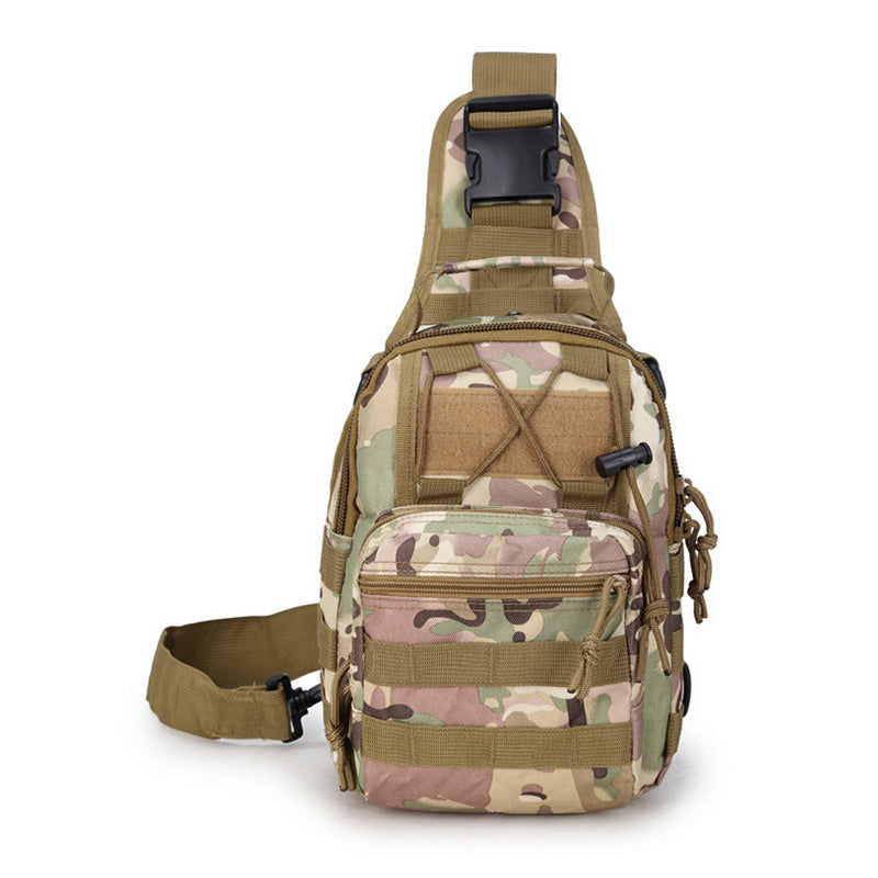 Oka Trek Shoulder Pack. Trekking Shoulder Bag camo